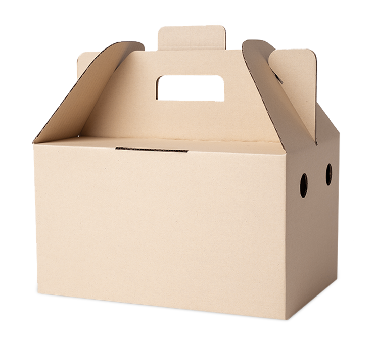 กล่องหูหิ้ว ตัวกล่องสามารถปรับแต่งให้มีรูระบายอากาศ พร้อมหูหิ้วทันสมัย เหมาะแก่การพกพาให้ลูกค้าของคุณถือโชว์กล่องให้โดดเด่น